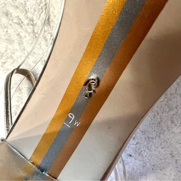 Sam Edelman Yaro Sandal Women's gold bronze Leather Ankle Strap holidays 9M - Picture 10 of 11